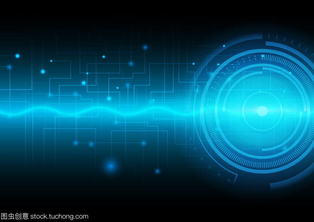 抽象喜科技技術信息矢量圖